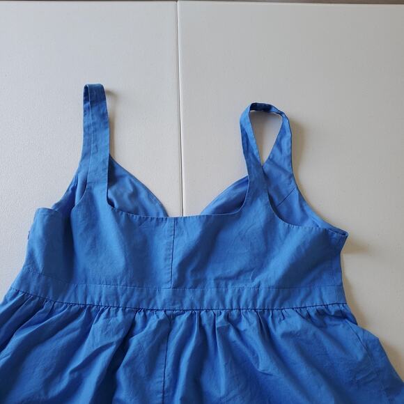 Banana Republic Dress Womens 14 Fit And Flare Sleeveless Midi Pockets - Picture 10 of 11